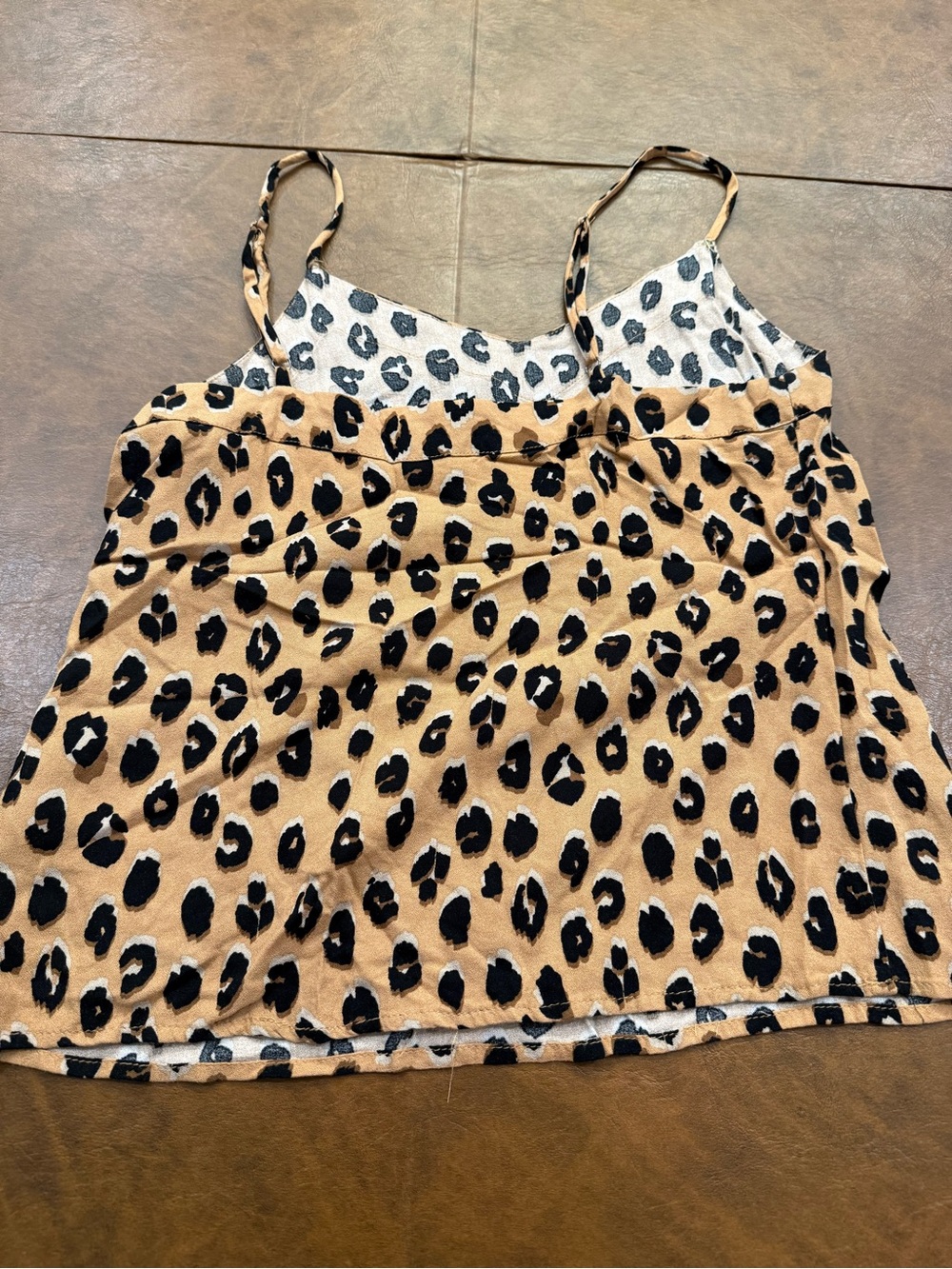 Women’s Leopard Print Cami Tank, Pink and Blue Layering Tanks S/XS - Picture 16 of 16